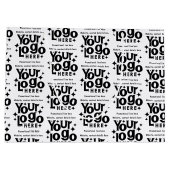 Werbeaktion für berufliches Firmenlogo Große Geschenktüte (Rückseite)