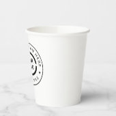 Werbeaktion für das benutzerdefinierte Logo Pappbecher (Links)