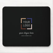 Werbeaktion für das benutzerdefinierte schwarze Lo Mousepad (Vorne)