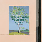 Werbeaktion für das Book Cover Author Event-Market Poster