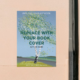 Werbeaktion für das Book Cover Author Event-Market Poster