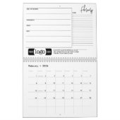 Werbeaktion für das Branding von Unternehmen - mit Kalender (Feb 2026)