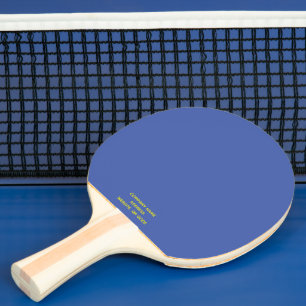 Werbeaktion für das Firmenlogo Tischtennis Schläger