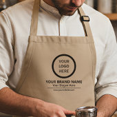 Werbeaktion für das Logo "Custom Printed Company" Schürze