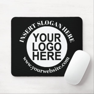 Werbeaktion für das Logo der Firma Black Mouse Pad Mousepad