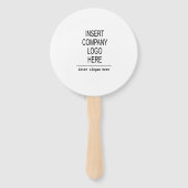 Werbeaktion für das Logo des Unternehmens Fächer (Rückseite)