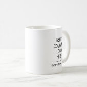 Werbeaktion für das Logo des Unternehmens Kaffeetasse (VorderseiteRechts)