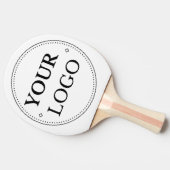 Werbeaktion für das Logo für Unternehmen Tischtennis Schläger (Seitenansicht)