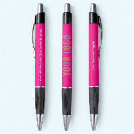 Werbeaktion für das Logo "Pink Pens" Kugelschreiber