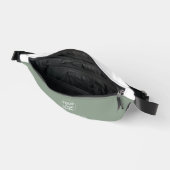 Werbeaktion für das Logo "Sage Green Text & Busine Bauchtasche (Offen)