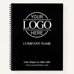 Werbeaktion für das Logo von Black Business Compan Notizblock