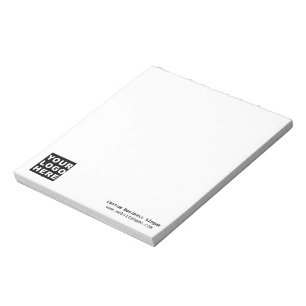 Werbeaktion für das Logo von Notepad Business Comp Notizblock