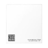 Werbeaktion für das Logo von Notepad Business Comp Notizblock (Vorderseite)