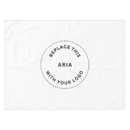 Werbeaktion für das Unternehmen mit kundenspezifis Tischdecke