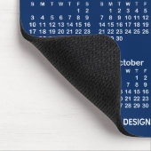 Werbeaktion für den blauen und weißen Kalender der Mousepad (Ecke)