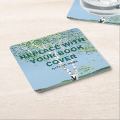 Werbeaktion für die benutzerdefinierte Buchabdecku Rechteckiger Pappuntersetzer (angewinkelt)