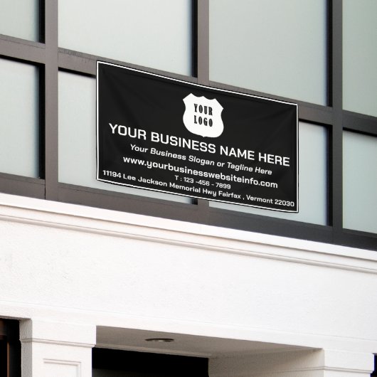 Werbeaktion für die Werbung für Logos von kundensp Banner (Äußeres Gebäude)