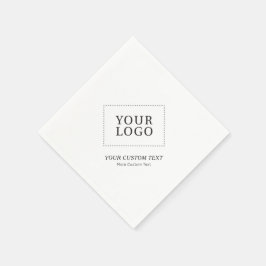 Werbeaktion für einfache Markenbezeichnungen für k Serviette