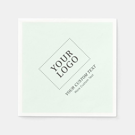 Werbeaktion für einfache Mini-Firmenlogos Serviette (Vorderseite)