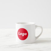 Werbeaktion für einfache Rote Logos Espressotasse (Rechts)