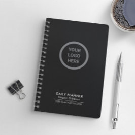 Werbeaktion für elegante Black Führungskraft Compa Planer