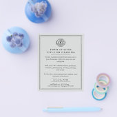 Werbeaktion für elegante, hellgraue Firmenlogos Flyer (Einzeln)