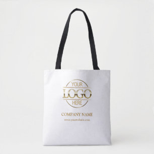 Werbeaktion für elegante Logos von White Business  Tasche