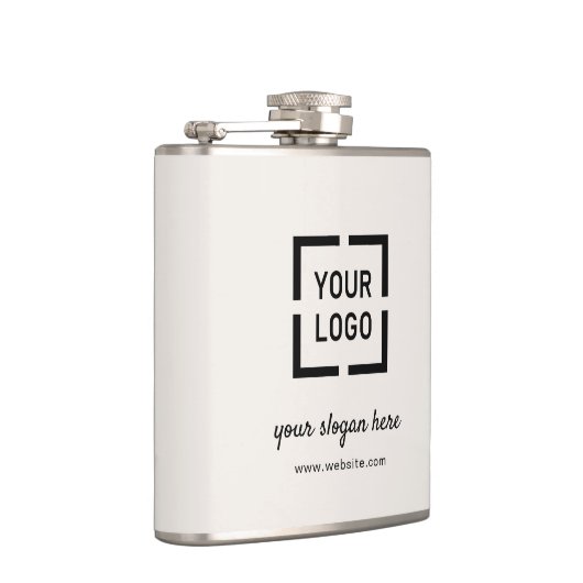 Werbeaktion für Elfenbein-Logo Flachmann (Rechts)