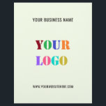 Werbeaktion für Firmenlogo - Flyer<br><div class="desc">Benutzerdefinierte Farben und Schriftart - Entwerfen Sie Ihre eigenen Personalisierten Flyer mit Ihrem Firmenlogo und Text-Werbung Business Flyer / Geschenk - Hinzufügen Ihres Logos / Bild oder QR-Code - Foto / und Text - Name / Information / Mehr - Vergrössern und verschieben Sie Elemente mit dem Anpassungs-Tool. Wählen Sie /...</div>