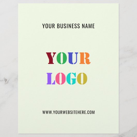 Werbeaktion für Firmenlogo - Flyer (Vorne)