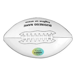Werbeaktion für Firmenlogo Football