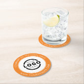 Werbeaktion für Firmenlogo für benutzerdefinierte Runder Pappuntersetzer (Vor Ort)