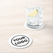 Werbeaktion für Firmenlogo für kundenspezifische M Runder Pappuntersetzer (Vor Ort)