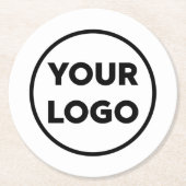 Werbeaktion für Firmenlogo für kundenspezifische M Runder Pappuntersetzer (Vorderseite)