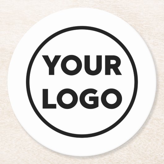 Werbeaktion für Firmenlogo für kundenspezifische M Runder Pappuntersetzer (Vorderseite)