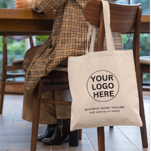 Werbeaktion für Firmenlogo für Markenbezeichnungen Tragetasche