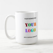 Werbeaktion für Firmenlogo für Unternehmen - Gesch Kaffeetasse (Links)