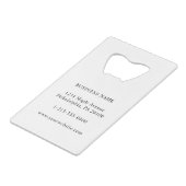 Werbeaktion für Firmenlogo Geldbeutel Flaschenöffner (Rückseite Schrägansicht)