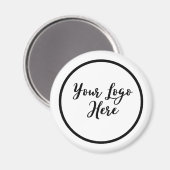 Werbeaktion für Firmenlogo Magnet (Vorderseite/Rückseite)