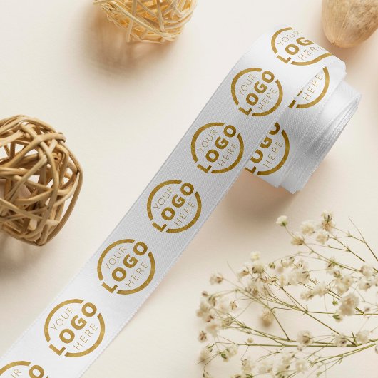 Werbeaktion für Firmenlogos für kundenspezifische Satinband