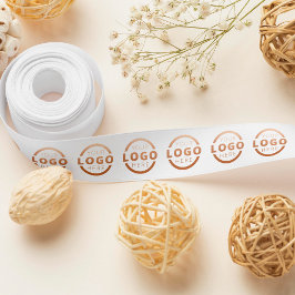 Werbeaktion für Firmenlogos für kundenspezifische  Satinband