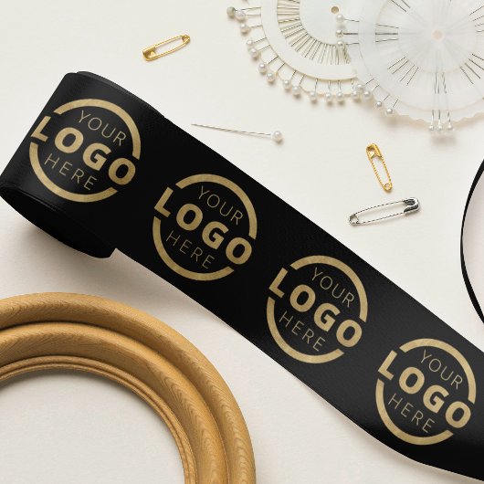 Werbeaktion für Firmenlogos für kundenspezifische Satinband