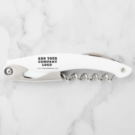 Werbeaktion für Firmenlogos hinzufügen Kellnermesser (Vorderseite)