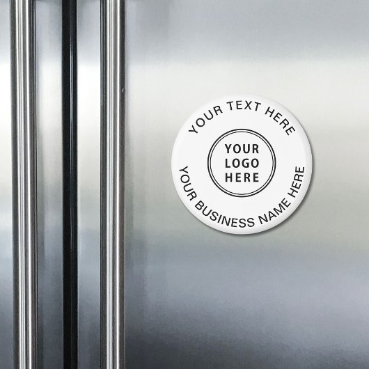 Werbeaktion für Firmenlogos Magnet