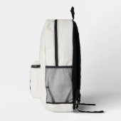 Werbeaktion für Firmenlogos Modernes Weiß Bedruckter Rucksack (Rechts)