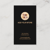 Werbeaktion für Firmenlogos Vielen Dank Rabattkarte (Rückseite)