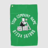 Werbeaktion für General Builder Golfhandtuch (Vorderseite)