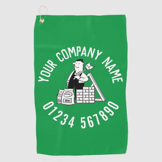 Werbeaktion für General Builder Golfhandtuch (Vorderseite)