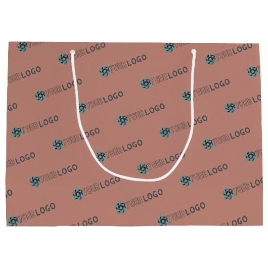 Werbeaktion für gewerbliche Waren/Eigenwerbung Große Geschenktüte (Rückseite)