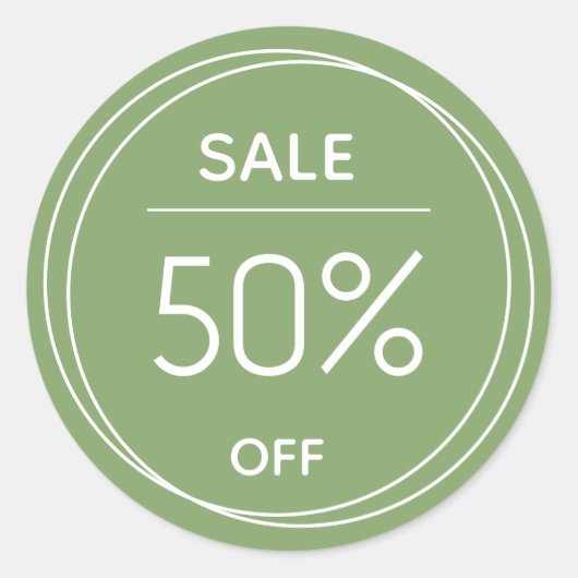 Werbeaktion für Grünladen Runder Aufkleber (Vorderseite)